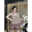 Bộ đồ ngủ nữ pijama đồ bộ mặc nhà lụa Latin cộc đùi thiết kế dễ thương - cn128