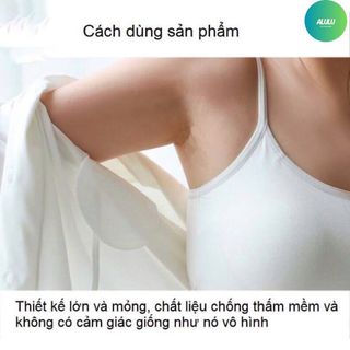 Set 100 Miếng Dán Thấm Mồ Hôi Nách, Giấy Lót Nách Chống Ướt Áo, Khử Mùi Hiệu Quả, Dùng 1 Lần Tiện Lợi - Gia Dụng Alulu