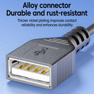 Cáp nối dài Elough USB Nam sang Nữ có công tắc BẬT / TẮT Truyền dữ liệu và sạc Bộ chuyển đổi bền cho dải đèn LED