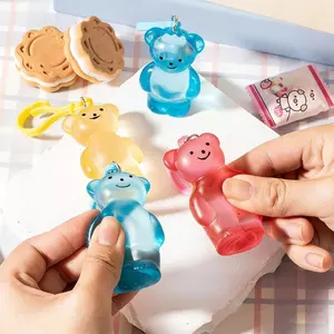 Gấu Dễ Thương Nee Doh Maltose Squishy Móc Khóa Bột Nhiều Màu Sắc Cảm Giác Thần Tài Đồ Chơi Túi Giảm Căng Thẳng Mặt Dây Chuyền saixit2vn
