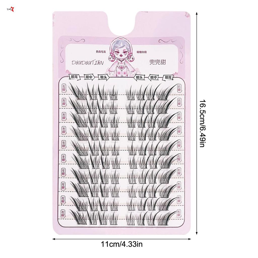 Anime Cosplay Nối Mi - DIY Fluffy Fairy Cluster Lash dành cho Nữ