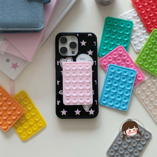 Ins Style Dễ Thương Silicone Hút Đơn Giản Di Động Nhiều Màu Chống Trơn Trượt Hấp Phụ Mạnh Có Thể Tháo Rời Giá Đỡ
