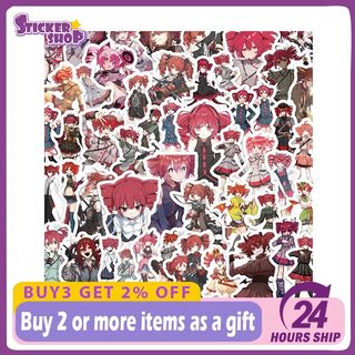 60 Chiếc Kasane Teto Anime Dán Cốc Nước Điện Thoại Tủ Máy Tính DIY Chống Thấm Nước Miếng Dán