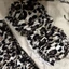 Đồ bơi nữ MONOSTYLE, Bikini đi biển phong cách đeo cổ điển, Bộ 2 mảnh in họa tiết da báo thời trang Bộ bikini đệm đi biển