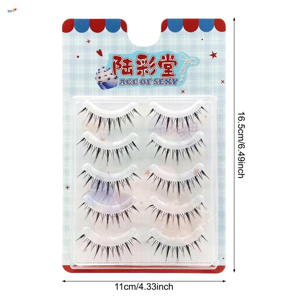 Lông mi Full Strip Natural Look - Phần mở rộng lông mi trong suốt để trang điểm