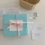 Nhỏ Tươi Ice Blue Sydney Giấy Ruy Băng Thiệp Chúc Mừng Gói Chất Liệu Cao Cấp Ngày Lễ Quà Tặng Ban Đầu Giấy Gói 0331