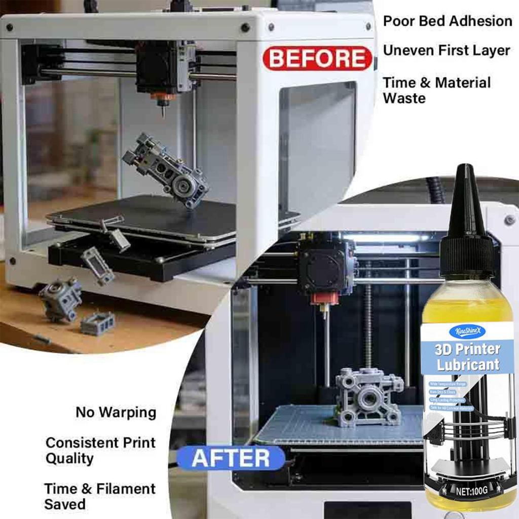 Dầu bôi trơn máy in 3D 100g Máy in 3D chống nấm mốc Lubricat dành cho người sở thích Chuyên nghiệp Kỹ thuật viên Người đam mê jiwvn