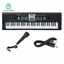 Bàn phím đàn Piano điện 61 phím Nhạc cụ di động để giảng dạy có micrô cho trẻ em Luyện tập tại nhà