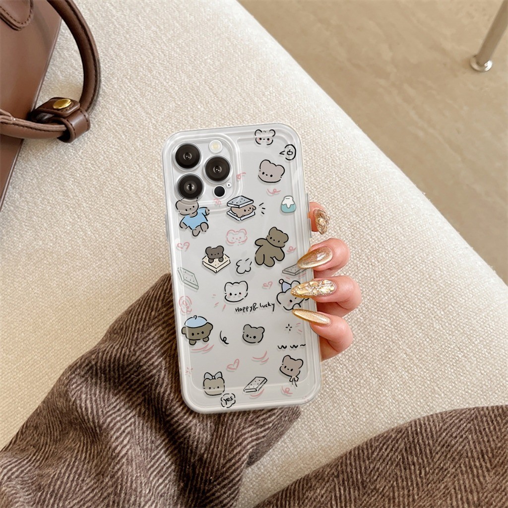 Ốp Lưng Cho IPhone 17 14 16 15 13 11 12 Pro Max 7 Plus XS Max 8 15 Plus XR X 6s 6 Plus AIR SE 2020 Bút chì màu Shin-chan