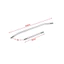 2 chiếc Thanh liên kết lái Servo tiền cố định bằng kim loại bằng thép không gỉ AXI254000 Bộ Dành Cho 1 / 6 Trục SCX6 JEEP Wrangler RC Xe Bánh Xích Phụ Kiện