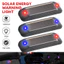 Xe Ô Tô Năng Lượng Mặt Trời Cảnh Báo Đèn Pin LED Đèn Báo Trong Tầm Nhìn Cảnh Báo Nhấp Nháy Đèn Cảnh Báo Chạy J3