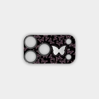 Chất Lượng Cao Lá Cô Gái Gương Bướm Điện Thoại Ống Kính Máy Ảnh Bảo Vệ Cho iPhone 17ProMax 17Pro Kính Máy Ảnh