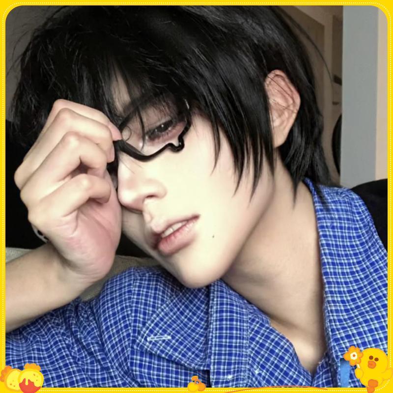 [Gengli] Y2K Anime Mới Khóc Nhỏ Giọt Nước Mắt Kính Unisex Kính Mắt Khung Retro Thời Trang Halloween Cosplay Phụ Kiện