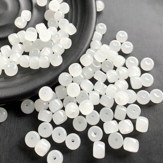 ((50 Miếng) Ngọc Hetian Hạt Cũ và Bàn Tính 8mm & 10mm - Tự Làm Vòng Cổ và Vòng Tay