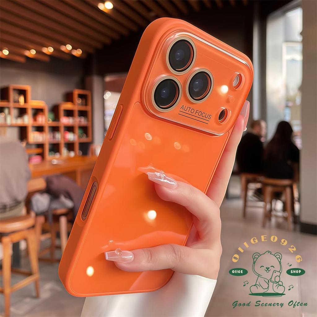 【 Ốp lưng iPhone17 】 Vỏ kính màu đỏ năm mới 2026 Vỏ điện thoại iphone17 Pro Max 16 15 14 13 cho vỏ iPhone Vỏ mềm silicon TPU chống sốc