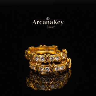 Bông Tai Hình Tròn Sáng Bóng ArcanaKey - Thiết Kế Tối Giản, Linh Hoạt Cho Mọi Ngày
