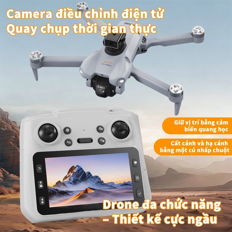 Flycam i7 Pro Màn Hình Tích Hợp 4.3 Inch, Cảm Biến Tránh Chướng Ngại ...