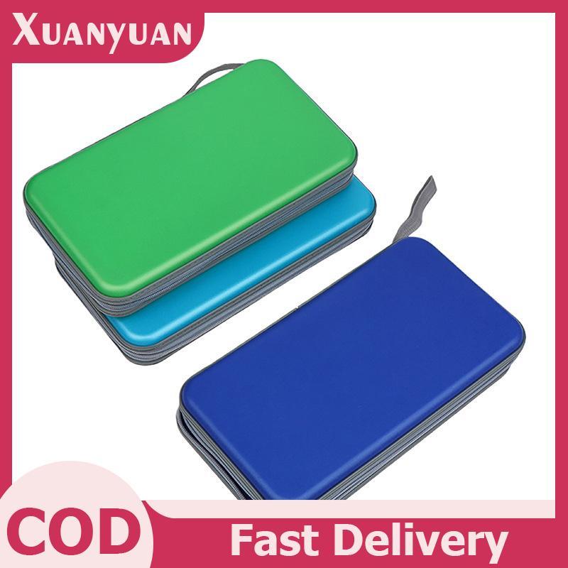 XUAN 80 Tờ CD DVD Mang Theo Bao Đựng Đĩa Đựng CD Tay Ví Album Hộp Cứng Gói Nhựa Đĩa DVD Đĩa VN