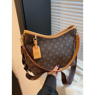 Túi Tote Nữ Retro Dung Tích Lớn 2024 Phong Cách Mới Cao Cấp Thời Trang Presbyopic Đi Lại Túi Đeo Vai Túi