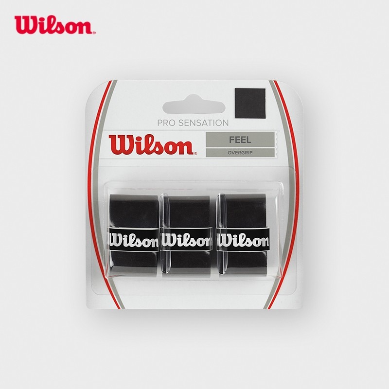 Wilson Pro Overgrip Sensation BK/WH Quấn Cán Vợt Tennis WRZ4010
