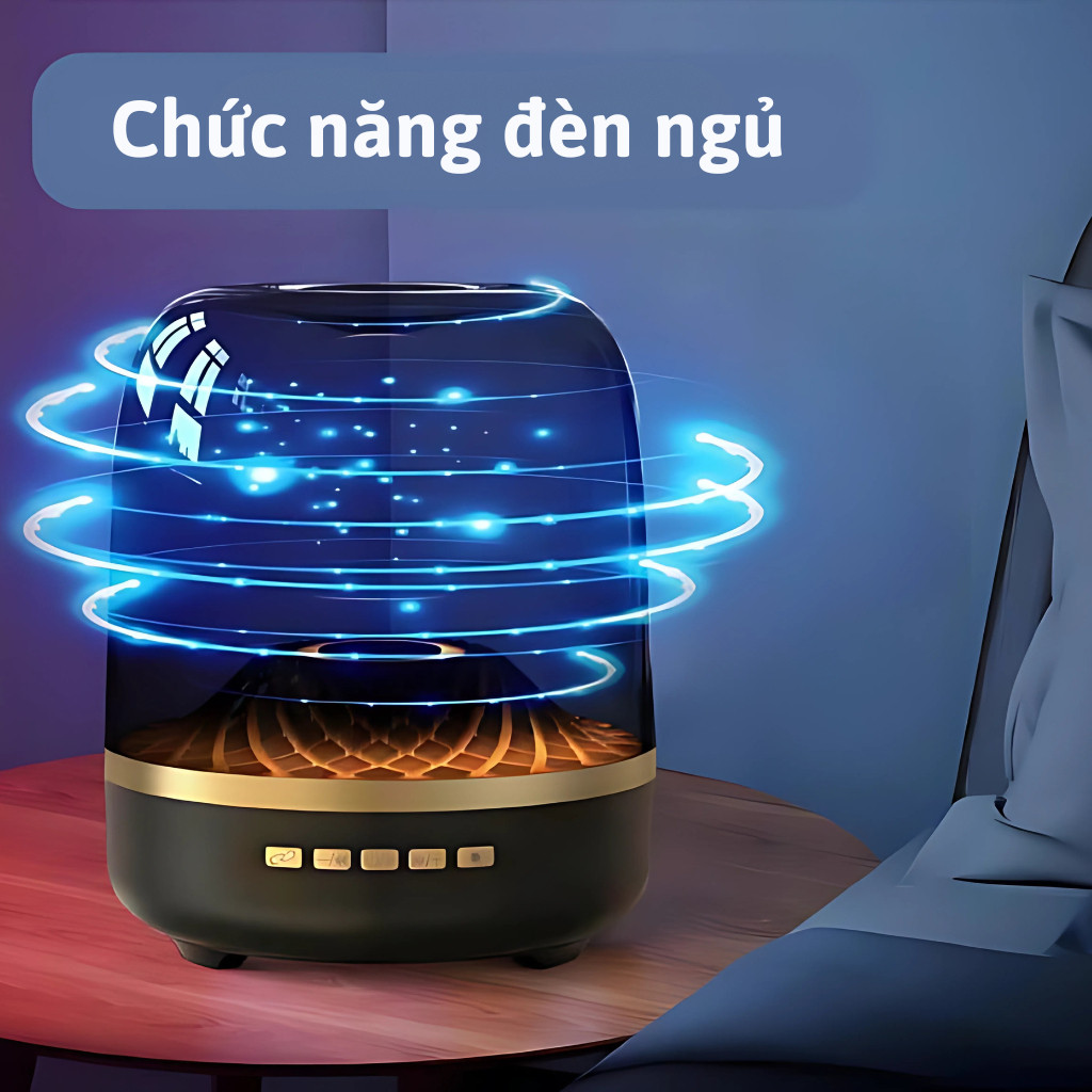 Loa Bluetooth Glass 5 - Bass lớn 10W - Âm thanh vòm, RGB Led - Bảo hành 12 tháng