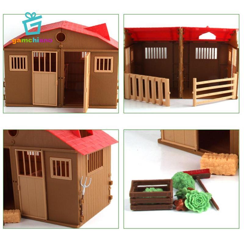 Gamchiano DIY Making Farm Scene Playset Đồ chơi trẻ em