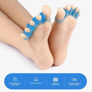 Dụng cụ làm móng chân bộ 2 miếng tách ngón chân mềm ôm chân êm thoáng giúp sơn móng chân dễ hơn giữ ngón tách đều khi đi lại tập luyện và chăm sóc chân hằng ngày phù hợp nam nữ dùng tại nhà và tiệm