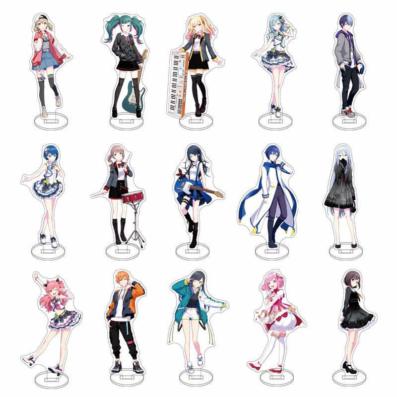 PJSK Project Sekai Acrylic Stand Model Plate Decoration Desk Figure Display Friend Gifts 8cm