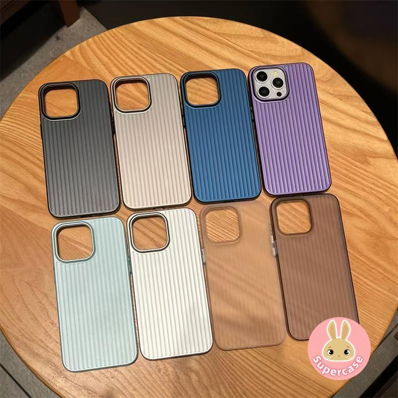Ốp Điện Thoại Đơn Giản Sóng 3D Cho Redmi K90 Pro Max K80 K70 K60 Pro Ultra 5G 4G Sang Trọng Bao Da Kinh Doanh Thoáng Mát Chống Trơn Trượt Cứng Chống Sốc