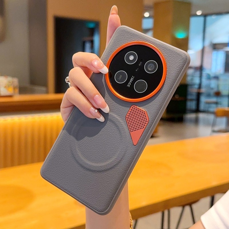 Ốp Điện Thoại Cho Honor X9D X9C Smart Magic 6 7 8 Pro / Lite X70 X60 GT Pro Vỏ Da Tản Nhiệt Ống Kính Kim Loại Bảo Vệ Chống Bẩn / Rơi