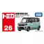 TAKARA TOMY Tomica No. 26 Suzuki Spacia Gear Mini Car Toy for ages 3 and up.