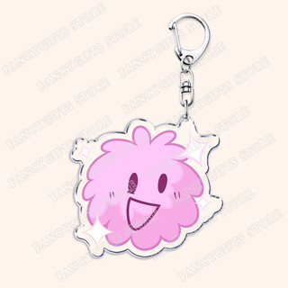 Cute Game BFDI BFB Keychains for Accessories Bag Bfdi Teardrop Sketchpad Two Four X Key Chain Ring Gifts Gamer Frie