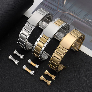 18 / 20 / 22 / 24mm Dây đeo đồng hồ bằng thép không gỉ nguyên khối bằng thép không gỉ có khóa gấp Khóa thay thế đa năng cho nam nữ cho SEIKO Diver Vàng đen Bạc