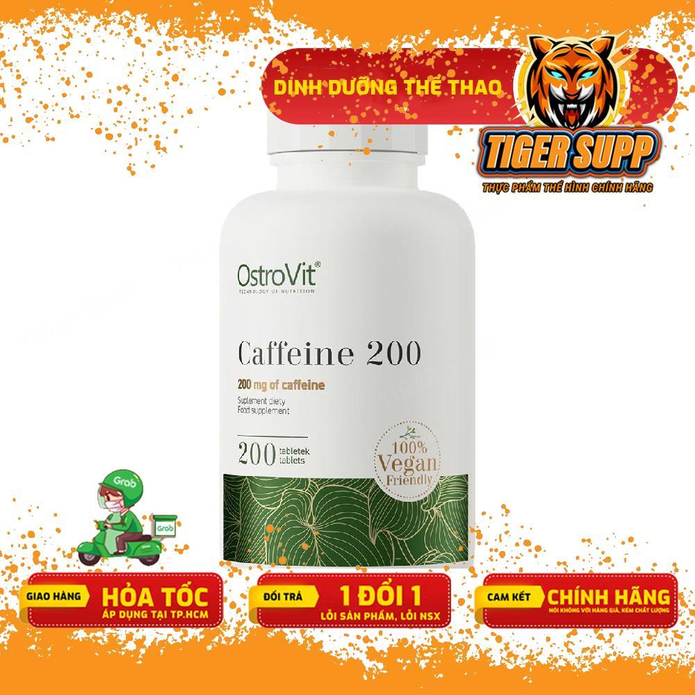 OstroVit Caffeine (200 viên) Hỗ Trợ Tỉnh Táo, Tăng Hiệu Suất Tập Luyện