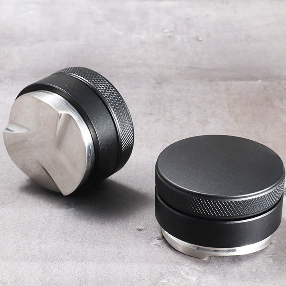 Dụng cụ nén cafe espresso điều chỉnh lực nén Máy Tamper，Chất liệu Inox 304 & ABS， 58mm，Phân phối và phẳng cà phê