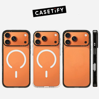Ốp điện thoại cứng Acrylic viền trắng từ tính cho iPhone 17 Pro Max 17 Air 16 Plus 15 14 13 12 11 Vỏ chống sốc