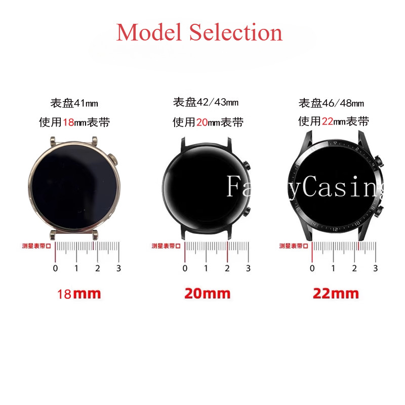 Dây da thời trang mỏng 18 20 22mm cho Samsung Galaxy Watch 8 7 FE 6 5 Pro 4 5 6 40 44mm Dây đeo đồng hồ phát hành nhanh