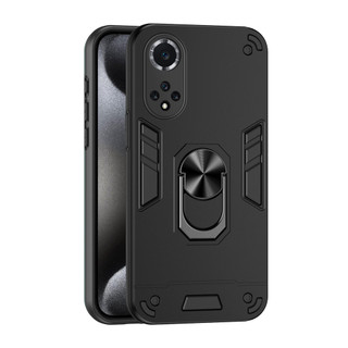 Dành Cho Huawei Nova 9 Ốp điện thoại Thiết Kế Chiến Binh Lưng Cứng Có Giá Đỡ Nhẫn Chống Sốc Mềm TPU Nâng Cạnh Mỏng Bao