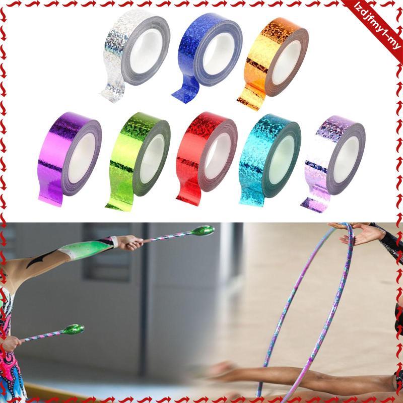 Leipupa Chuyên Nghiệp Nhịp điệu Thể dục Dụng cụ Vòng Băng keo lấp lánh cho Thể dục nghệ thuật Vòng trang trí và biểu diễn