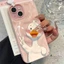 Ốp Điện Thoại Vịt Biye Dễ Thương Cho iPhone 17 16 15 14 13 12 11 Pro Max X Xr Xs Max 7 8 Plus