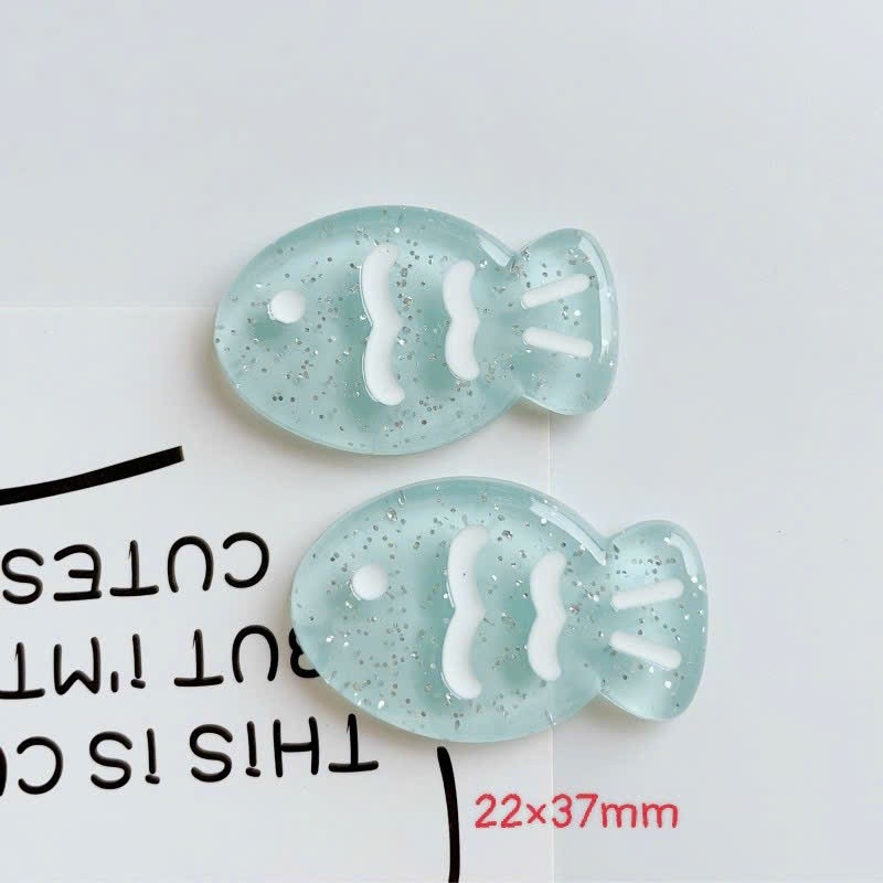 Charm gắn dép : Set charm Đại dương Paste- sao biển- cá- sò đại đương dễ thương