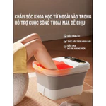 Bồn Ngâm Chân Massage Wisezen Gấp Gọn Massage Ngâm Chân Hồng Ngoại Sục Khí Con Lăn Massage Tự động Bảo Hành 12 Tháng — ảnh 7
