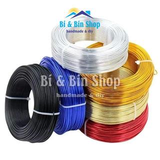 Cuộn Dây Nhôm Màu 0.8mm Làm Bonsai Handmade, Làm Đồ Thủ Công, Làm Trang Sức Handmade