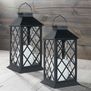 Đèn trang trí sân vườn năng lượng mặt trời phong cách cổ điển, chất liệu sắt, kiểu cung điện, dùng ngoài trời