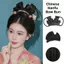 COCODECOVED Tóc Giả Cổ Trung Quốc, Túi Tóc Lười Truyền Thống Tóc Retro Chignon, Vintage Cô Dâu Mũ Tóc DIY Hanfu Nơ Bun Tang Triều Đại