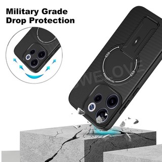 Ốp Điện Thoại Cho Oppo Reno15 F Reno 15 F FS Pro Max 15F 15FS 12 13 14 Pro 5G 4G 2026 Giá Đỡ Da Từ Tính Vỏ Điện Thoại Chống Sốc Ốp Lưng Cứng
