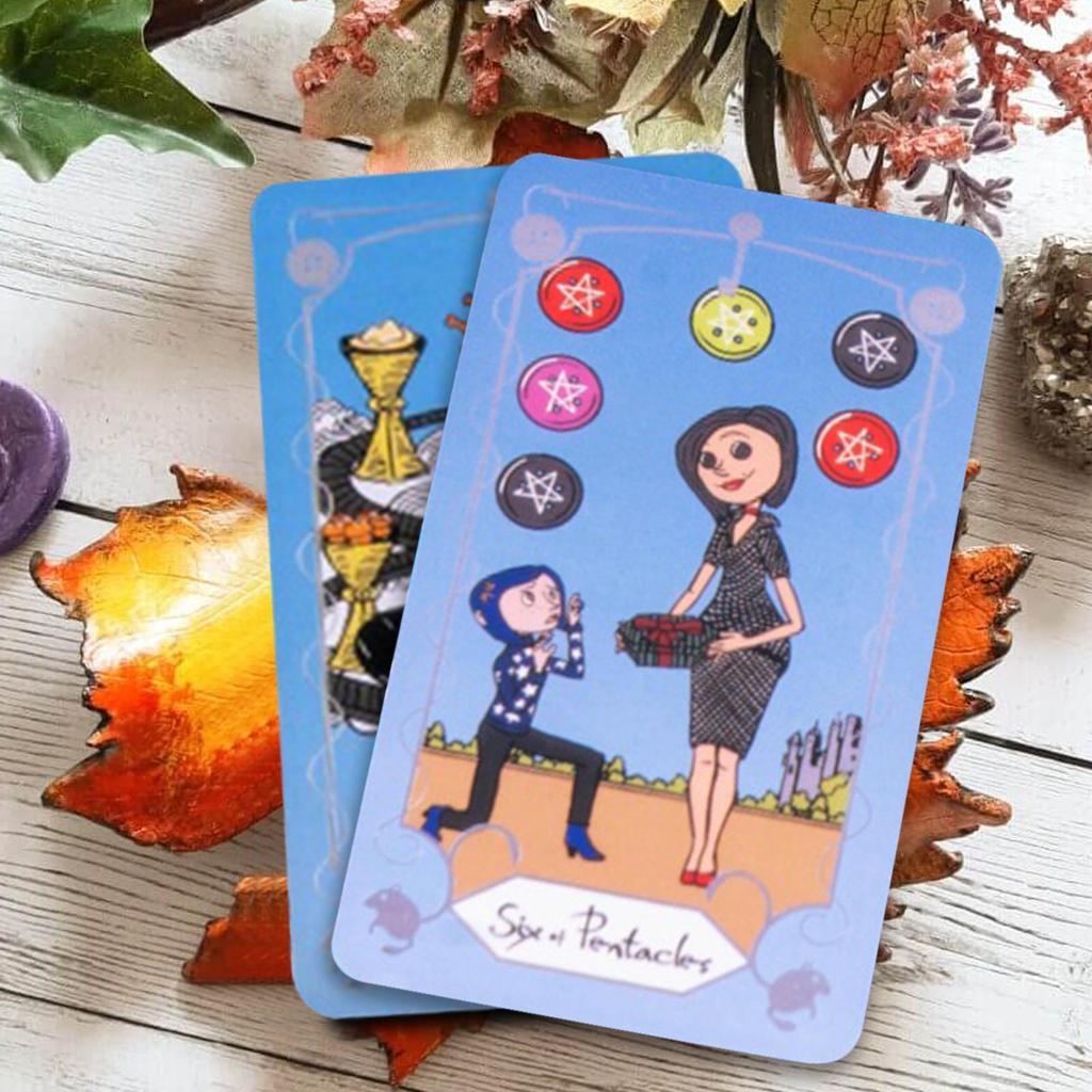 Tarot KHÁC 78 Lá Bài Tarot Dựa Trên Hệ Thống Rider Chìa Khóa Mở Cửa Đến Thế Giới Coraline saixit2vn