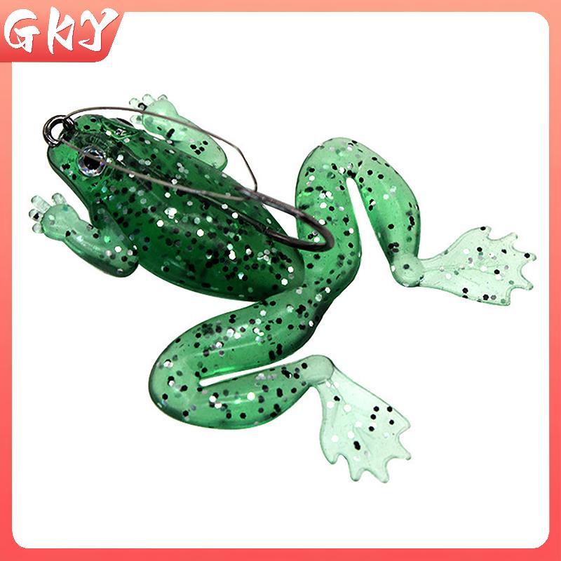 GKY Spinner Chìm Bền Mềm 4.5g/6cm - Mồi Câu Cá Hình Ếch Cao Su