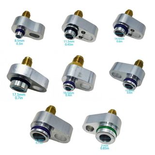 UMITY 1 Cái Phích cắm rò rỉ điều hòa không khí, phích cắm phát hiện rò rỉ kim loại R134 / R12, 3 / 8 "1 / 2" 5 / 8 "3 / 4" Phụ kiện ô tô cắm bình ngưng