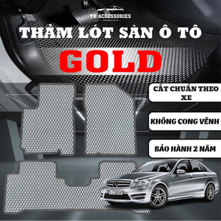 Thảm lót sàn ô tô Mercedes-Benz C200 TH Accessories Full bộ có Cốp cao su cao cấp cắt chuẩn form xe